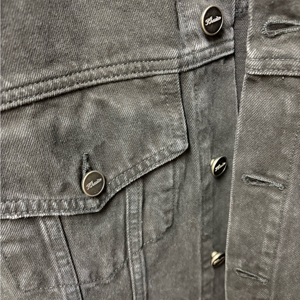 KHAITE Ross black denim jacket - Picture 10 of 14